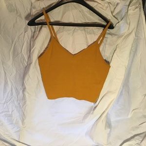 Spaghetti strap crop top